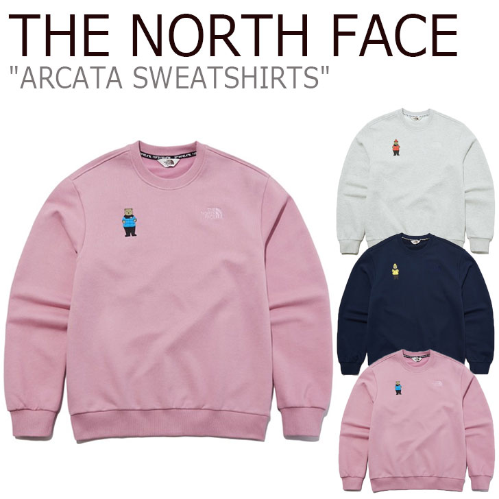 楽天市場 ノースフェイス トレーナー The North Face メンズ レディース Arcata Sweatshirts アルカータ スウェットシャツ Navy ネイビー Oatmeal オートミール Pink ピンク Nm5ml52j K L ウェア 中古 未使用品 Upsuke