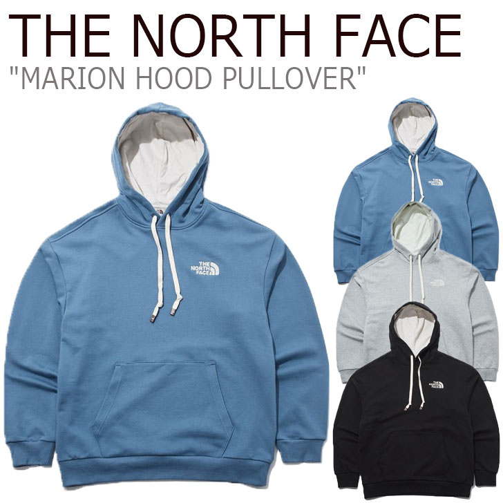 楽天市場 ノースフェイス パーカ The North Face メンズ レディース Marion Hood Pullover マリオン フード プルオーバー Black ブラック Grey グレー Blue ブルー Nm5pl50j K L ウェア 中古 未使用品 Drescco ドレスコ