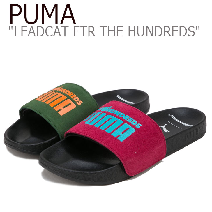 激安単価で プーマ サンダル Puma メンズ レディース Leadcat Ftr The Hundreds リードキャット ザハンドレッツ Black ブラック シューズ 中古 未使用品 激安の Pammos Com