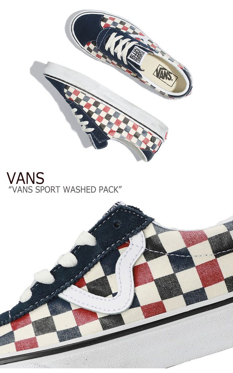 Saleアイテム バンズ スニーカー Vans メンズ レディース Vans Sport Washed Pack バンズ スポーツ ウォッシュド パック Red レッド Navy ネイビー White ホワイト Multi マルチ Vn0a4bu6wo21 シューズ 未使用 Blended Carpe Verba De