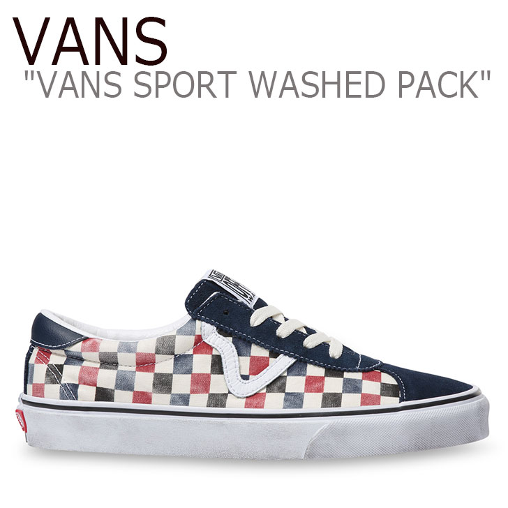 Saleアイテム バンズ スニーカー Vans メンズ レディース Vans Sport Washed Pack バンズ スポーツ ウォッシュド パック Red レッド Navy ネイビー White ホワイト Multi マルチ Vn0a4bu6wo21 シューズ 未使用 Blended Carpe Verba De