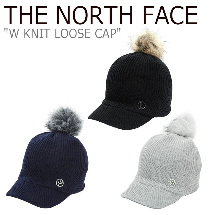 ノースフェイス オスロキャップ THE NORTH FACE レディース W KNIT LOOSE CAP ウィメンズ ニット ルーズ キャップ BLACK ブラック NAVY ネイビー LIGHT ライト GREY グレー NE3CL58A/B/C ACC 【中古】未使用品 8,385円