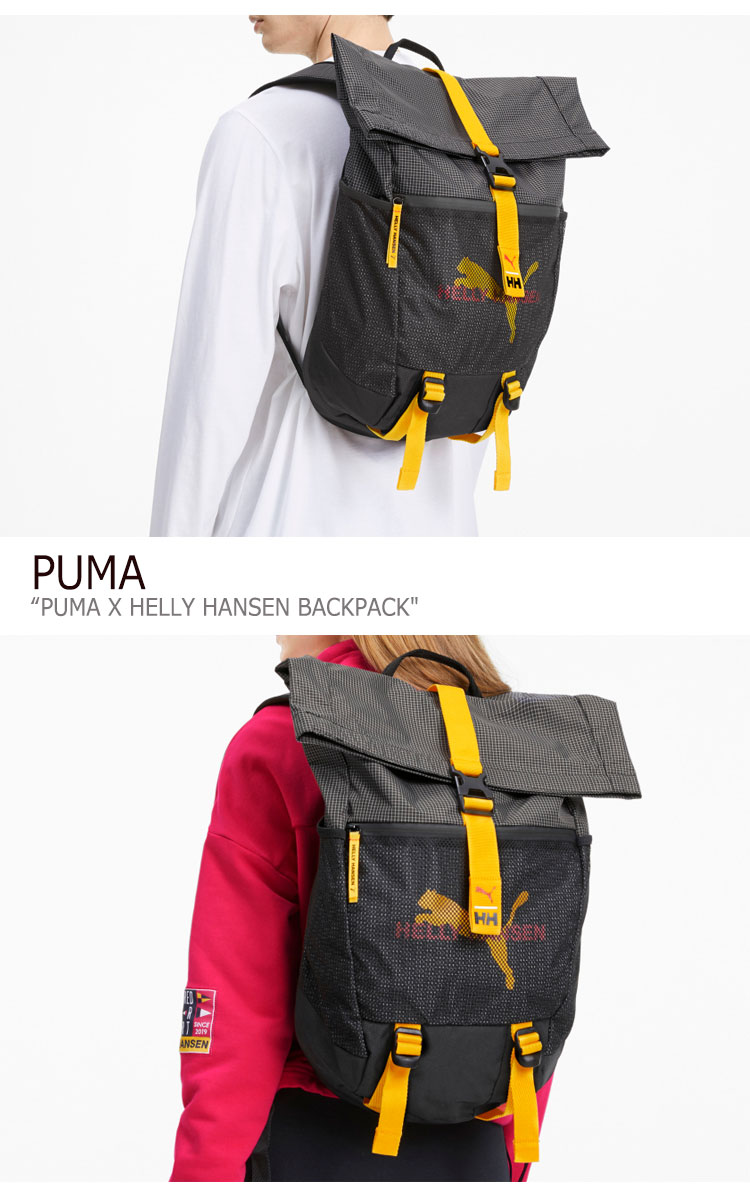 最安値に挑戦 プーマ リュック Puma メンズ レディース Puma X Helly Hansen Backpack プーマ X ヘリーハンセン バッグパック Black ブラック Yellow イエロー バッグ 中古 未使用品 保証書付 Www Nripost Com