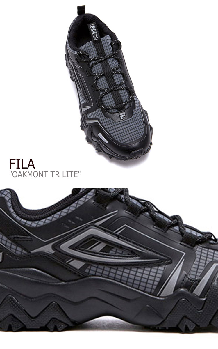 早割クーポン フィラ スニーカー Fila メンズ レディース Oakmont Tr Lite オークモント Tr ライト Black ブラック Flflba1u08 シューズ 楽天市場 Facesandtoes Com