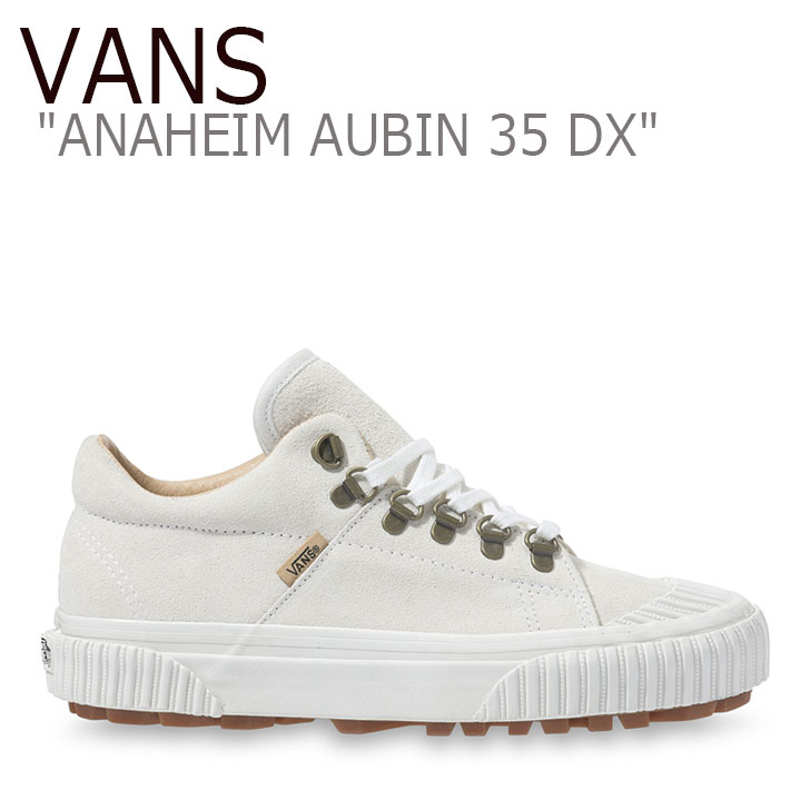 21新作モデル スニーカー バンズ スニーカー Vans レディース Anaheim Aubin 35 Dx アナハイム オービン 35 Dx Cream クリーム White ホワイト Vn0a4uulul41 シューズ Www Mekatronik Org Tr