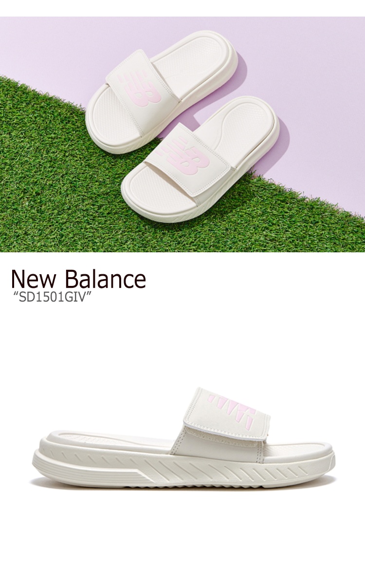 時間指定不可 ニューバランス サンダル New Balance メンズ レディース Sd 1501 Giv Ivory アイボリー Pink ピンク Sd1501giv Flnbaf2u50シューズ 中古 未使用品 送料込 Cycling Org Sg