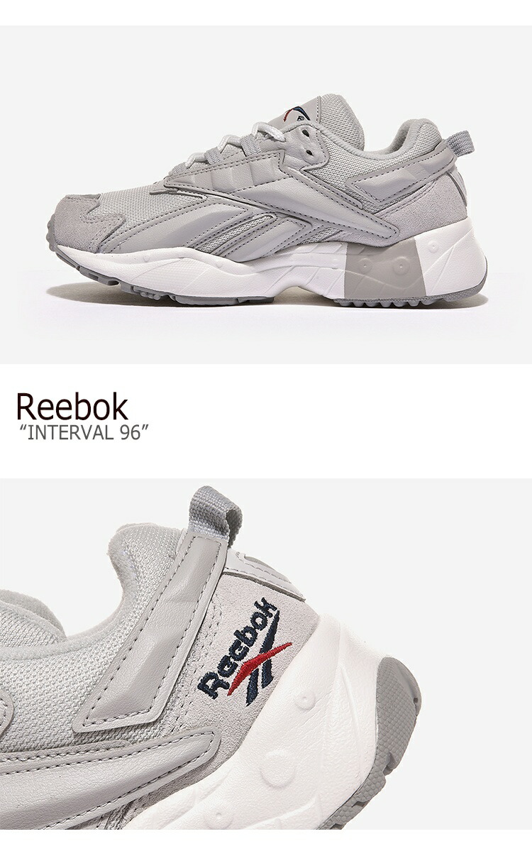 安い購入 リーボック スニーカー Reebok メンズ レディース Interval 96 インターバル96 Gray グレー White ホワイト Fz2215 シューズ 送料込 Cycling Org Sg