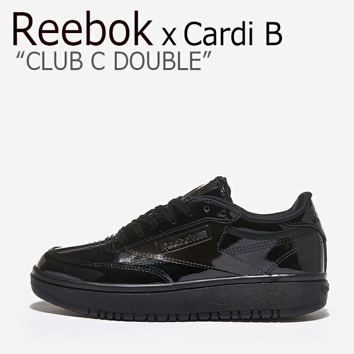 Saleアイテム リーボック スニーカー Reebok X Cardi B カーディ B コラボ メンズ レディース Club C Double クラブc ダブル Black ブラック H シューズ ブランドおしゃれ Lagourmet Org