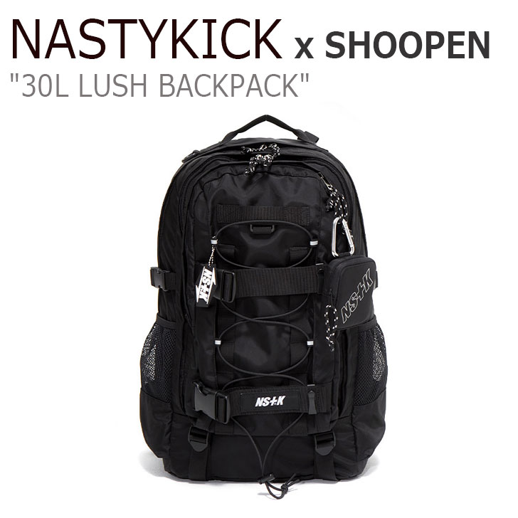 ネスティキック ルックサックサック Nastykick メンズ レディース Shoopen Collabo 30l Lush Backpack シュー作文 共作 30l ラッシュアワー 御徒面子風呂敷包 Black 墨染め Tpbkw12 バッグ ネスティキックルックザック 鞄 ネスティキックバッグパック ネスティキック