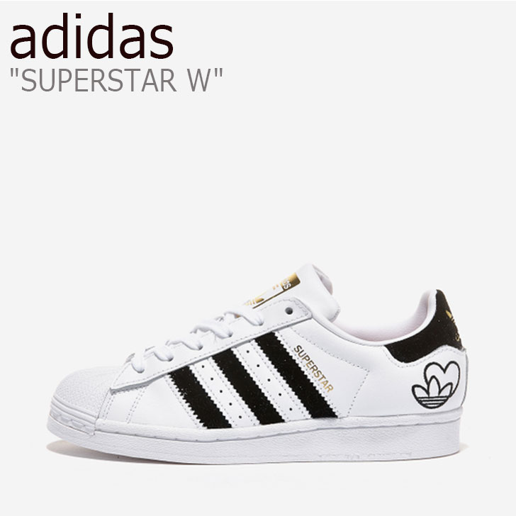 アディダス スニーカー Adidas メンズ レディース Superstar W スーパースター W White Black ホワイト ブラック Fy4755 シューズ 中古 未使用品 Ssd Co Ao