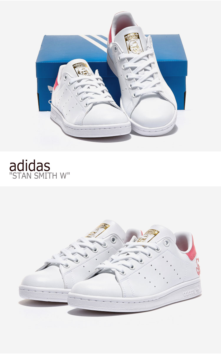 アディダス サイド失策 スニーカー Adidas Stan Smith W 白人 薄紅 G シューズ 中古 未応用力アイテム Msgtours Com