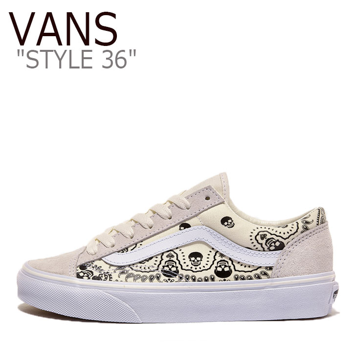 バンズ スニーカー VANS メンズ レディース STYLE 36 表現スタイル 36 CLASSIC WHITE 古典派音楽白いこと BLACK 黒いこと VN0A54F642S シューズ 【中古】未当て嵌める品