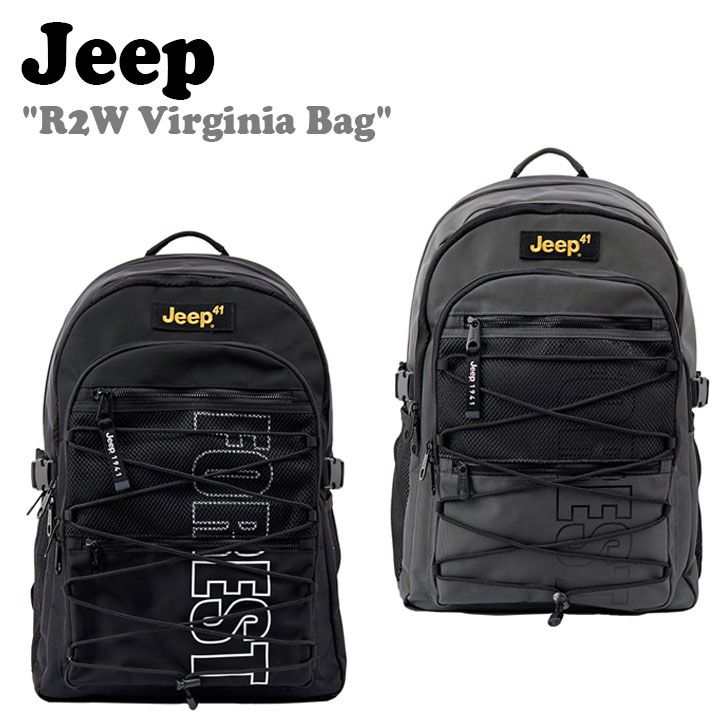 ジープ 背嚢 Jeep メンズ レディース R2W Virginia Bag R2W バージニア御徒面子 GREY 薄墨色 BLACK 黒いこと GM0GAU002BK/GR 御徒面子