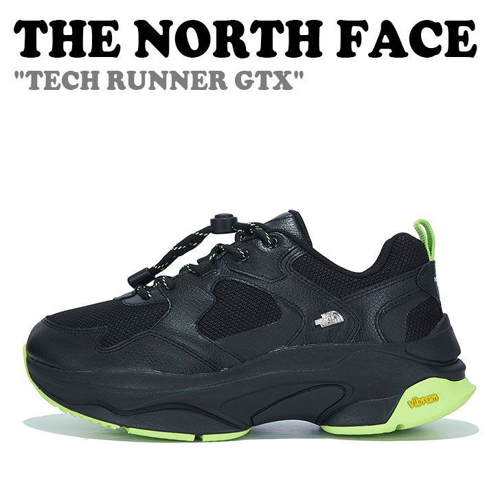 ノースフェイス スニーカー THE NORTH FACE メンズ TECH RUNNER GTX テック ランナー BLACK ブラック NS93M12A シューズ 【中古】未使用品|upsuke