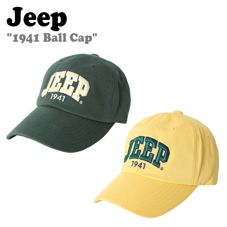 ジープ キャップ JEEP Gorpcore Applique-logo Ball Cap ゴープコア アップリケ ロゴ ボール キャップ 全4色 JO5GCU194WH/KH/BK/BE ACC