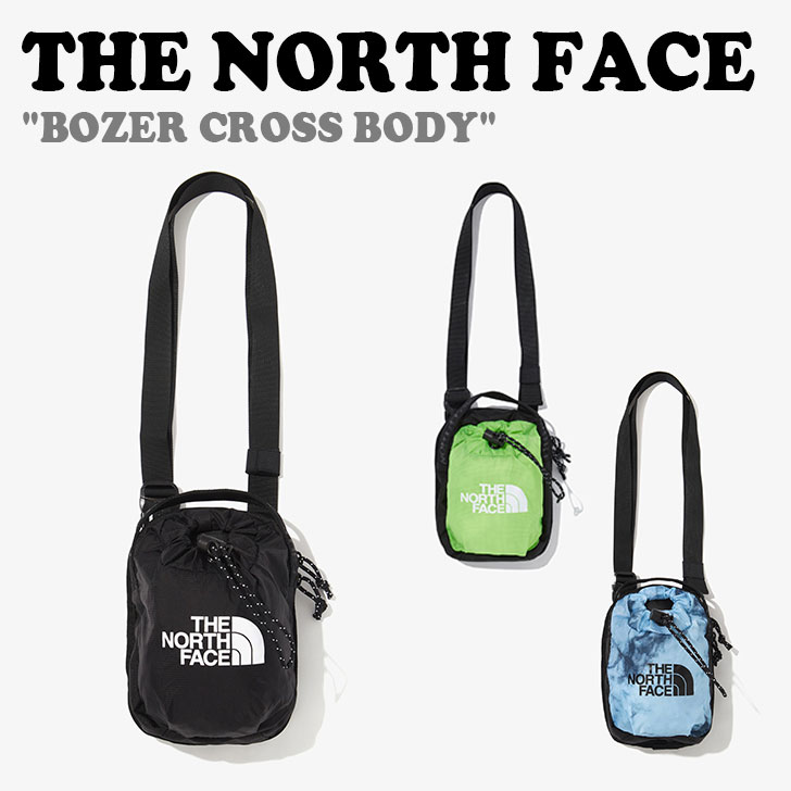 ノースフェイス クロスバッグ THE NORTH FACE メンズ レディース BOZER CROSS BODY ボーザー クロス ボディー BLACK ブラック SMOKE BLUE スモークブルー LIGHT GREEN ライトグリーン NN2PN33A/B/C バッグ 【中古】未使用品