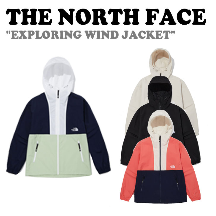 ノースフェイス ナイロンジャケット THE NORTH FACE メンズ レディース EXPLORING WIND JACKET エクスプローリング ウィンド ジャケット 全4色 NJ3BN10A/B/C/D ウェア 【中古】未使用品
