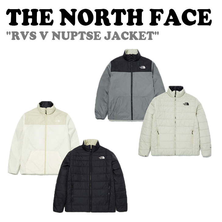 ノースフェイス ジャケット THE NORTH FACE メンズ レディース RVS V NUPTSE JACKET リバーシブルV ヌプシジャケット BLACK ブラック BEIGE ベージュ NJ3NN00A/B ウェア 【中古】未使用品