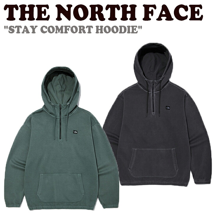 ノースフェイス パーカー THE NORTH FACE メンズ レディース STAY COMFORT HOODIE ステイ コンフォート フーディー CHARCOAL チャコール JUNGLE GREEN ジャングルグリーン NM5PM53A/B ウェア 【中古】未使用品