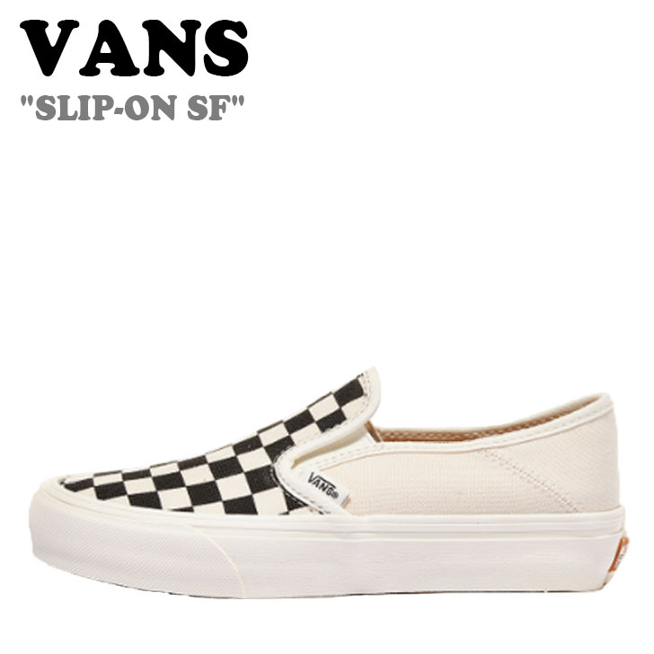 バンズ スニーカー VANS メンズ レディース SLIP-ON SF スリッポンエスエフ ECO THEORY BLKCHKRBRDMSHMLW エコセオリー VN0A3MVD42E シューズ 【中古】未使用品 13,279円