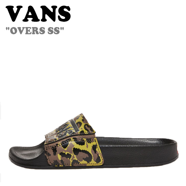 バンズ サンダル VANS レディース OVERS SS オーバーズSS BLACK ブラック LEOPARD レオパード V7590 LPD シューズ 【中古】未使用品