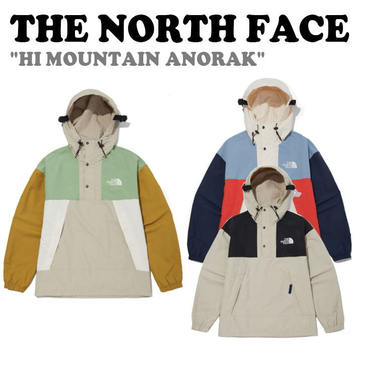 ノースフェイス ジャケット THE NORTH FACE メンズ レディース HI MOUNTAIN ANORAK HI マウンテン アノラック LIGHT BEIGE ライトベージュ CREAM クリーム GOLDEN NUGGET ゴールデンナゲット NA3BN02A/B/C ウェア 【中古】未使用品|upsuke