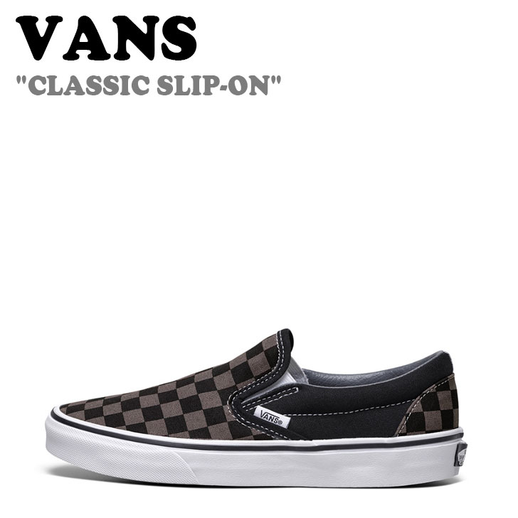 バンズ スニーカー VANS メンズ レディース CLASSIC SLIP-ON クラシックスリッポン BLACK 黒いこと VN000EYEBPJ1 シューズ 【中古】未当て嵌める品