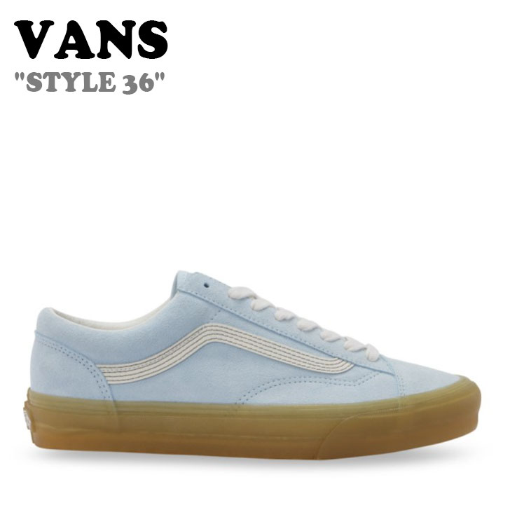 バンズ スニーカー VANS メンズ レディース STYLE 36 表現スタイル 36  SKY BLUE 天の原青色 VN0A54F6B961 FLVNCA1U43 シューズ 【中古】未当て嵌める品 靴-スニーカー