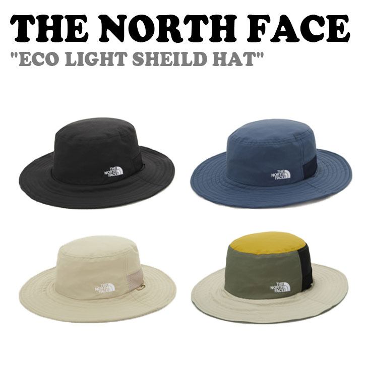 ノースフェイス ハット THE NORTH FACE メンズ レディース ECO LIGHT SHEILD HAT エコ ライト シールドハット BLACK ブラック BEIGE ベージュ PEACOAK_BLUE ピーコックブルー LIGHT_KHAKI ライトカーキ NE3HN03A/B/C/D ACC 【中古】未使用品