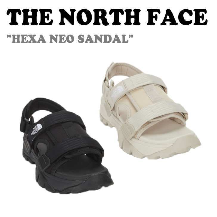 ノースフェイス サンダル THE NORTH FACE メンズ レディース HEXA NEO SANDAL ヘキサネオサンダル BLACK ブラック LIGHT_BEIGE ライトベージュ NS98N09J/K シューズ 【中古】未使用品