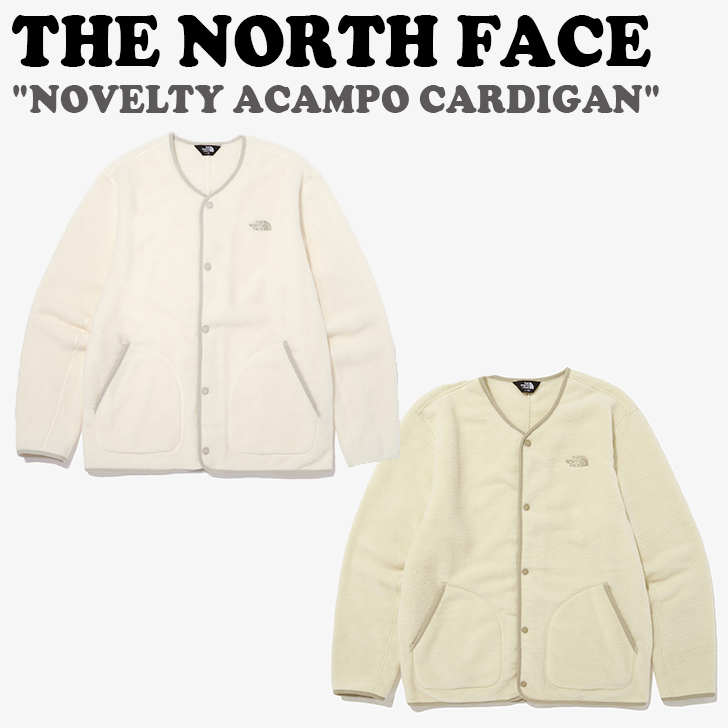 ノースフェイス フリース THE NORTH FACE メンズ レディース NOVELTY ACAMPO CARDIGAN ノベルティ アキャンポ  カーディガン CREAM クリーム LIGHT BEIGE ライトベージュ NJ5JN61A B ウェア 未使用品 【60%OFF!】