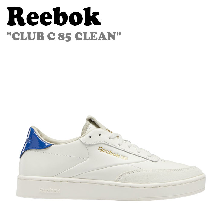 リーボック スニーカー REEBOK メンズ レディース CLUB C 85 CLEAN クラブシー 85 クリーン WHITE ホワイト BLUE ブルー GY1384 RESO2FC4WWT シューズ