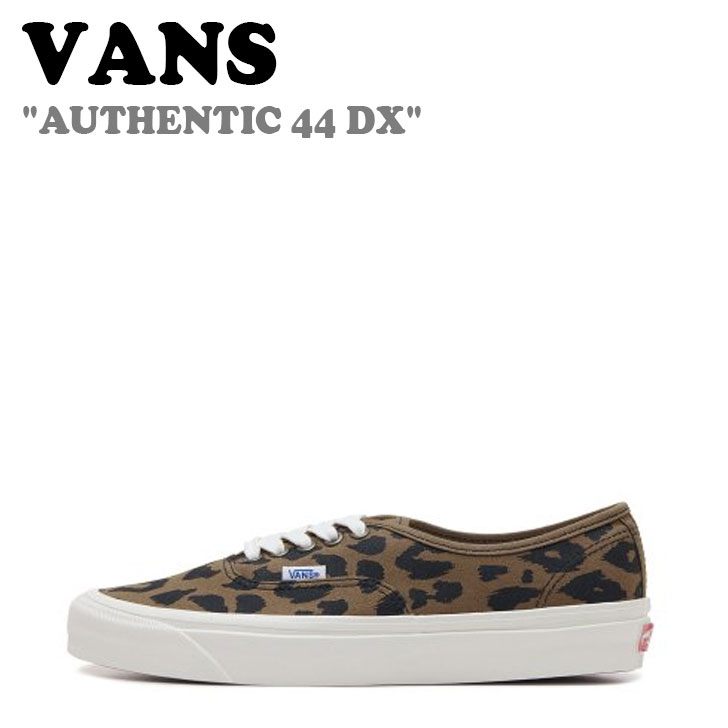 靴 Vans Authentic 44 DX / Black Tan Leopard Vans UA Authentic 44 DX Black & Tan Leopard | END. (AR)