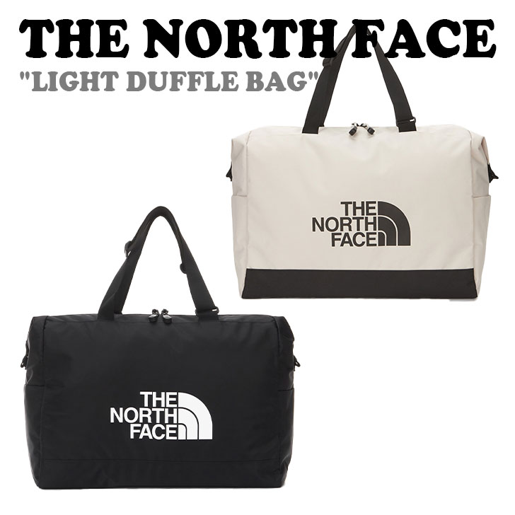 ノースフェイス ダッフルバッグ THE NORTH FACE メンズ レディース LIGHT DUFFLE BAG ライト ダッフル バック BLACK ブラック CREAM クリーム NN2FN68J/K バッグ 【中古】未使用品