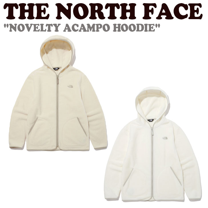 北の方人間の顔 フリース THE NORTH FACE メンズ レディース NOVELTY ACAMPO HOODIE ノベルティ アカンポ フーディー CREAM 皮膚軟化剤 LIGHT_BEIGE ともし火 ベージュ NJ5JN60A/B 御召しもの 【中古】未当て嵌める品