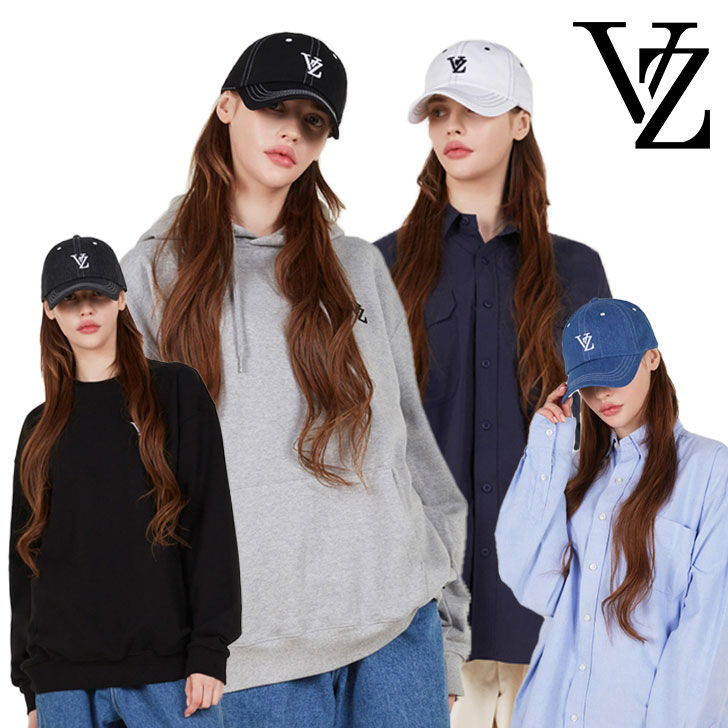 バザール キャップ VARZAR 正規販売店 3D Monogram Stitch Over Fit Ball Cap 3D モノグラム ステッチ オーバーフィット ボールキャップ BLUE DENIM ブルーデニム BLACK ブラック WHITE ホワイト BLACK DENIM ブラックデニム varzar844/5/6/7 ACC