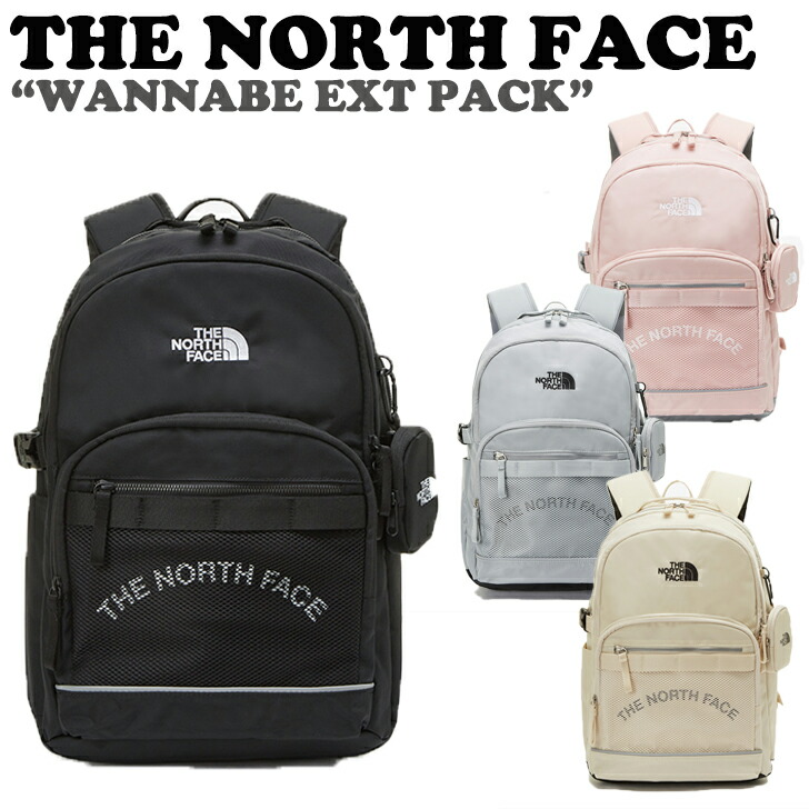 ノースフェイス バックパック THE NORTH FACE メンズ レディース WANNABE EXT PACK ワナビー イーエックスティー パック BLACK ブラック NM2DP03J/K/L/M バッグ【中古】未使用品|upsuke