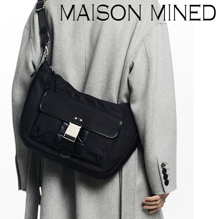 【楽天市場】メゾンミネド ボディバッグ MAISON MINED 正規販売店 メンズ レディース BUCKLE STRAP HOBO BAG
