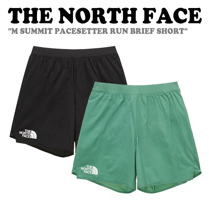 北の方人間の顔 二分の一ズボン下 THE NORTH FACE メンズ M SUMMIT PACESETTER RUN BRIEF SHORT 主脳会談 速度セッター 幽客 ブリーフ 遊撃手 REAL BLACK 即物的 黒いこと GREEN 緑であること NS6NP40A/B お召しもの【中古】未当て嵌める品