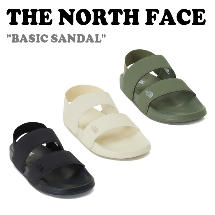 北の方人間の顔 サンダル THE NORTH FACE メンズ レディース ベーシック SANDAL 第一義的サンダル BLACK 黒いこと BEIGE ベージュ KHAKI カーキ NS98P11J/K/L シューズ 【中古】未当て嵌める品 靴-サンダル