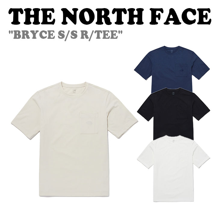 ノースフェイス Tシャツ THE NORTH FACE メンズ レディース BRYCE S/S R/TEE ブライス ショートスリーブ ラウンドTEE BLACK ブラック OFF WHITE オフ ホワイト LIGHT BEIGE ライト ベージュ LIGHT NAVY ライトネイビー NT7UP16A/B/C/D 半袖 ウェア 【中古】未使用品