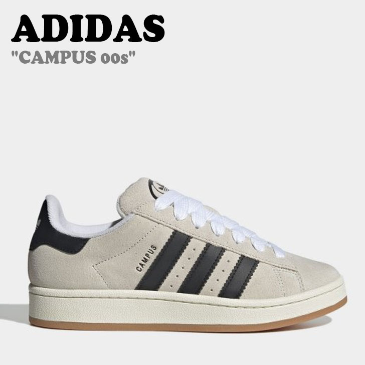 アディダス スニーカー ADIDAS メンズ レディース CAMPUS 00s キャンパス 00s CREAM クリーム BLACK ブラック GY0042 シューズ【中古】未使用品 20,121円
