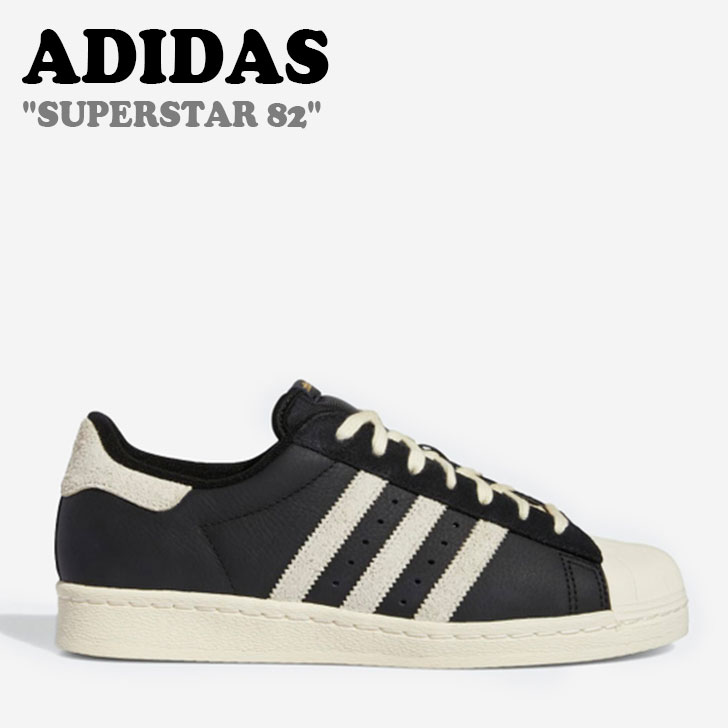 アディダス スニーカー adidas メンズ レディース SUPERSTAR 82 スーパースター Core Black コア ブラック Aluminium アルミニウム Cream White クリーム ホワイト GY3428 シューズ 【中古】未使用品｜upsuke