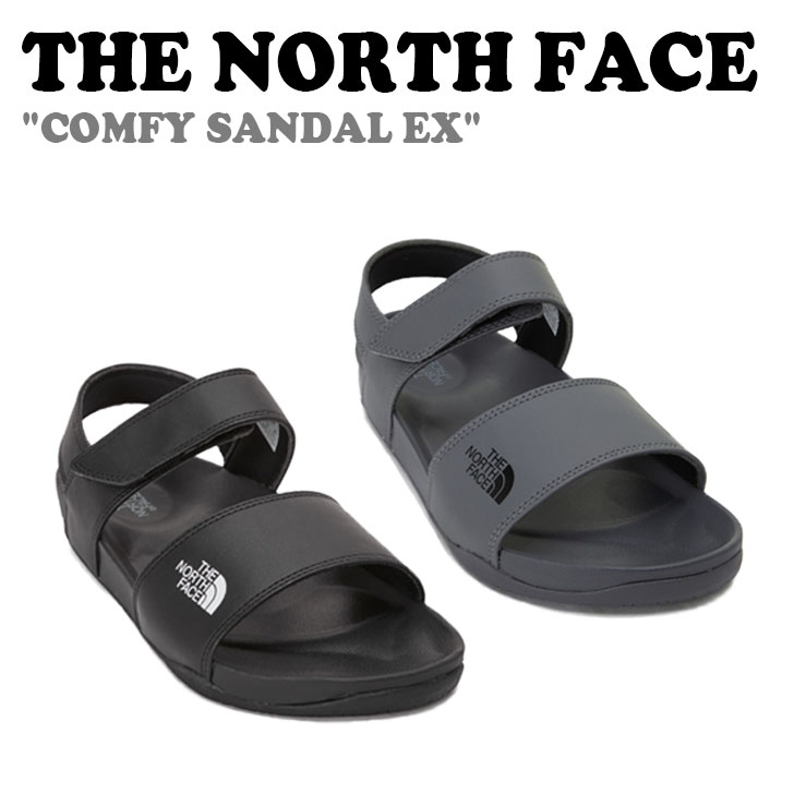 ノースフェイス サンダル THE NORTH FACE メンズ レディース COMFY SANDAL EX コンフィ サンダル イーエックス BLACK ブラック DARK GRAY ダーク グレー NS98P22S/T シューズ 【中古】未使用品