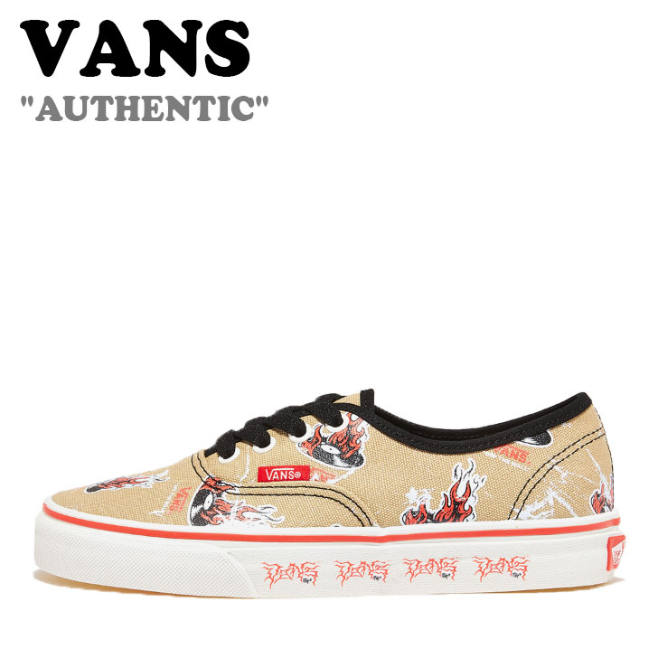 バンズ スニーカー VANS メンズ レディース AUTHENTIC オーセンティック OKEH BEIGE ベージュ TRUE WHITE トゥルー ホワイト VN0A5KS9CCL シューズ 【中古】未使用品|upsuke