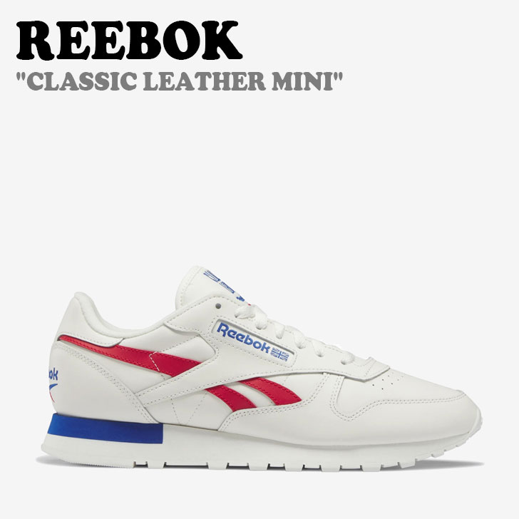 リーボック スニーカー REEBOK メンズ レディース CLASSIC LEATHER MINI クラシック レザー ミニ RED レッド BLUE ブルー IE9384 RESO3EJ8UR2 シューズ