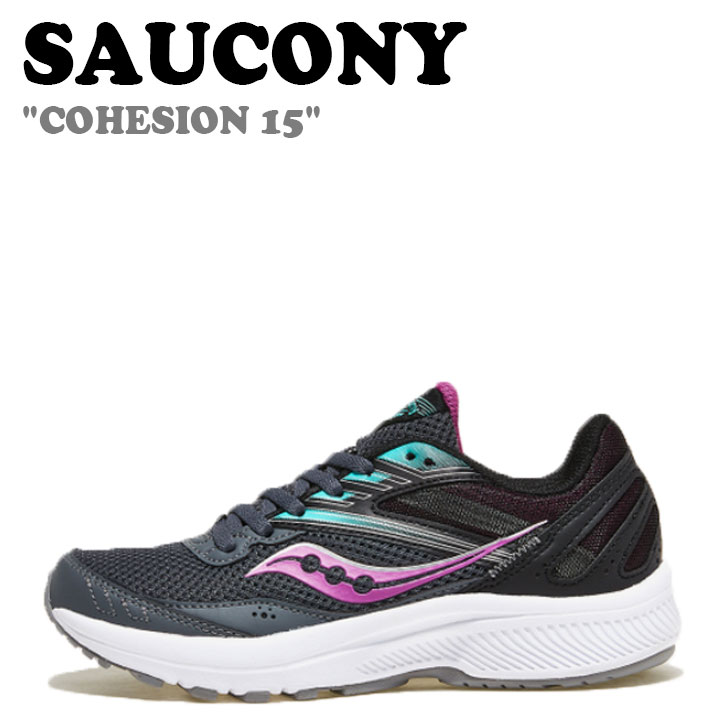 楽天市場】Saucony サッカニー スニーカー COHESION 15 CHARCOAL RED
