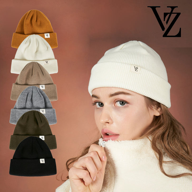 バザール ニット帽 VARZAR 正規販売店 Monogram Label Beanie モノグラム ラベル ビーニー BLACK ブラック BEIGE ベージュ GRAY グレー MURSTARD マスタード KHAKI カーキ WHITE ホワイト varzar666/7/8/9 varzar670/1 ACC