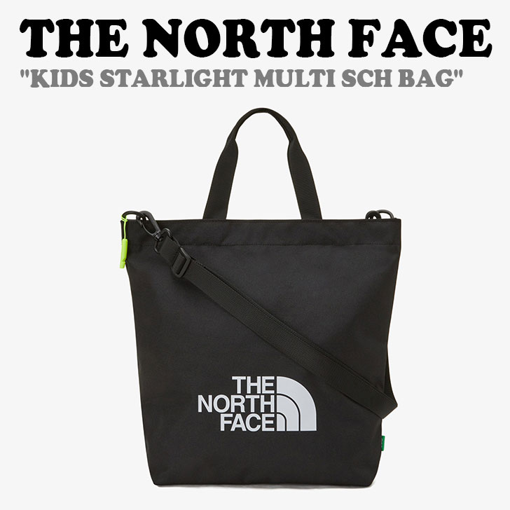 ノースフェイス クロスバッグ THE NORTH FACE 男の子 女の子 KIDS STARLIGHT MULTI SCH BAG キッズ ストレイト マルチ スクールバッグ BLACK ブラック NN2PP62R バッグ【中古】未使用品|upsuke