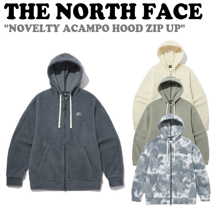ノースフェイス ジップアップ THE NORTH FACE メンズ レディース NOVELTY ACAMPO HOOD ZIP UP ノベルティ アカンポ フード ジップ アップ GRAY グレー IVORY アイボリー BROWN ブラウン DARK GRAY ダークグレー NJ5JP28A/B/C/D ウェア【中古】未使用品